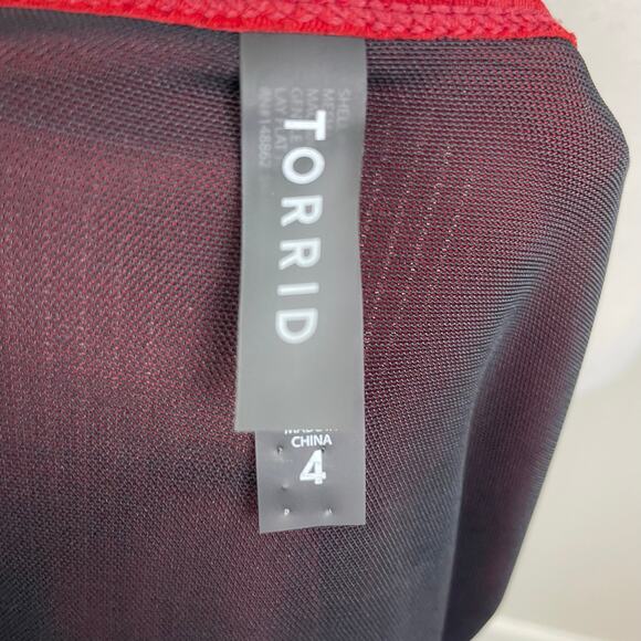 Torrid Rust Red Henley Snap One PIece Swimsuit 4 - Picture 8 of 10